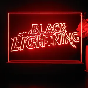 Black Lightning LED Desk Light