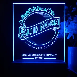 Blue Moon Denver Colorado LED Desk Light