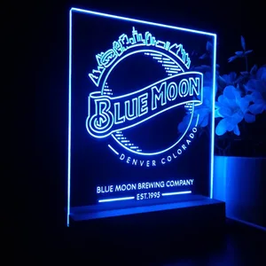 Blue Moon Denver Colorado LED Desk Light