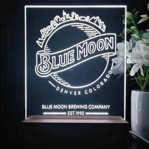 Blue Moon Denver Colorado LED Desk Light