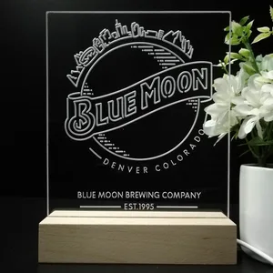 Blue Moon Denver Colorado LED Desk Light