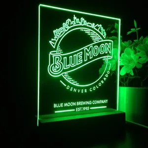 Blue Moon Denver Colorado LED Desk Light