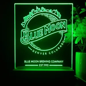 Blue Moon Denver Colorado LED Desk Light