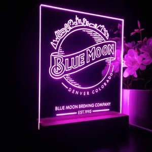 Blue Moon Denver Colorado LED Desk Light
