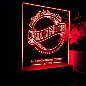 Blue Moon Denver Colorado LED Desk Light