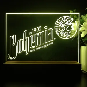 Bohemia Beer Logo 1 LED Desk Light