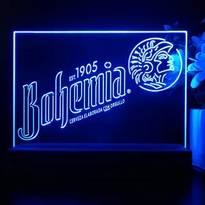 Bohemia Beer Logo 1 LED Desk Light