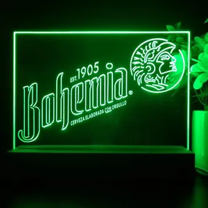 Bohemia Beer Logo 1 LED Desk Light