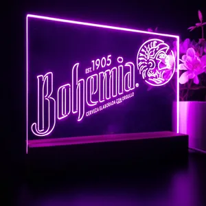 Bohemia Beer Logo 1 LED Desk Light