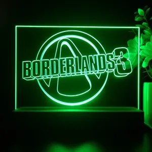 Borderlands 3 Logo LED Desk Light