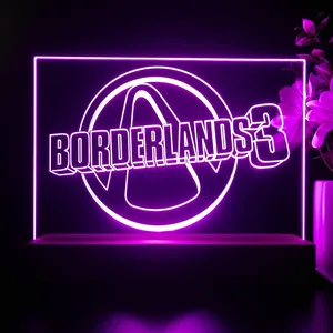 Borderlands 3 Logo LED Desk Light