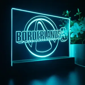 Borderlands 3 Logo LED Desk Light