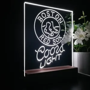 Boston Red Sox Coors Light LED Desk Light
