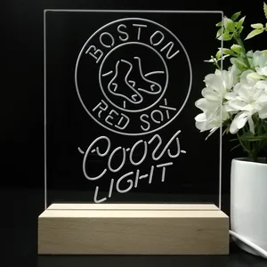 Boston Red Sox Coors Light LED Desk Light