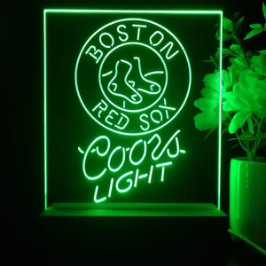 Boston Red Sox Coors Light LED Desk Light