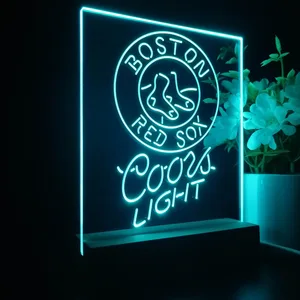 Boston Red Sox Coors Light LED Desk Light