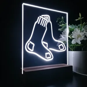 Boston Red Sox Logo 1 LED Desk Light