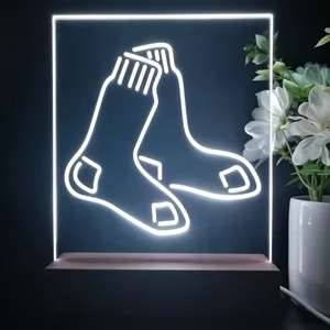 Boston Red Sox Logo 1 LED Desk Light