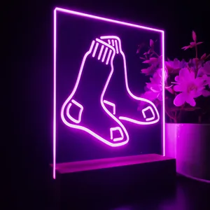 Boston Red Sox Logo 1 LED Desk Light