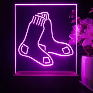 Boston Red Sox Logo 1 LED Desk Light