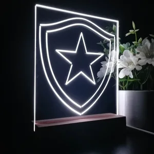 Botafogo de Futebol e Regatas Logo LED Desk Light