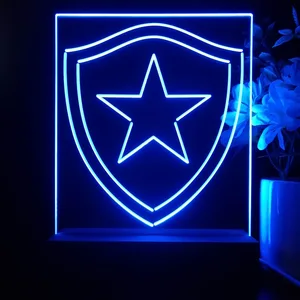 Botafogo de Futebol e Regatas Logo LED Desk Light