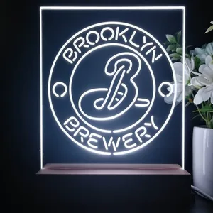 Brooklyn Brewery Logo 1 LED Desk Light