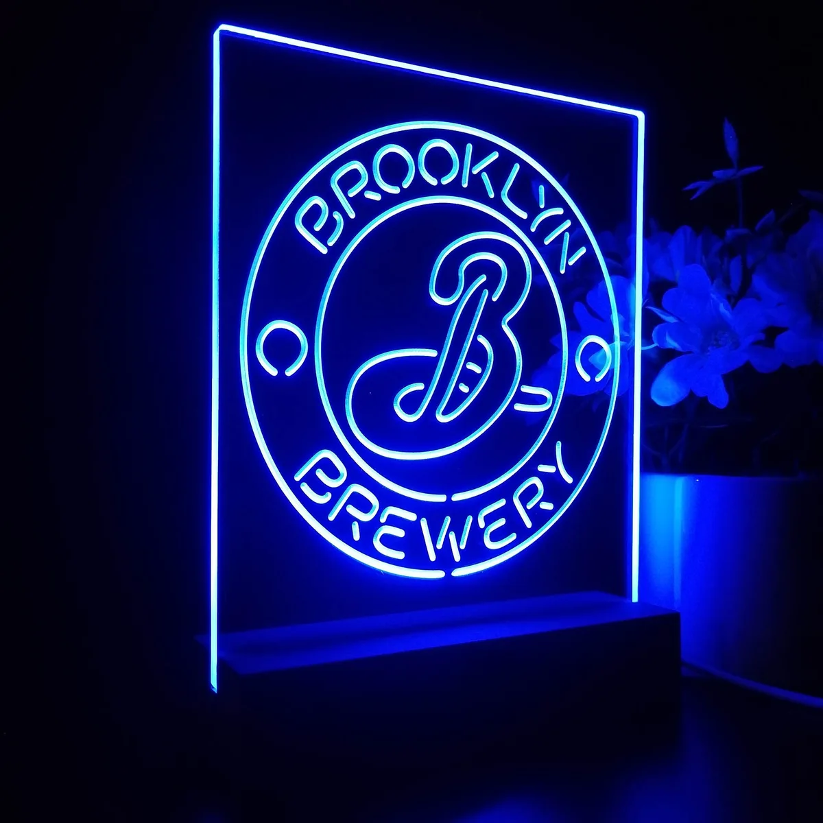 Brooklyn Brewery Logo 1 LED Desk Light