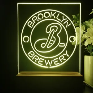Brooklyn Brewery Logo 1 LED Desk Light