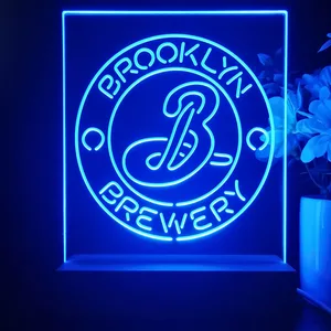 Brooklyn Brewery Logo 1 LED Desk Light