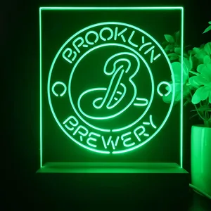 Brooklyn Brewery Logo 1 LED Desk Light