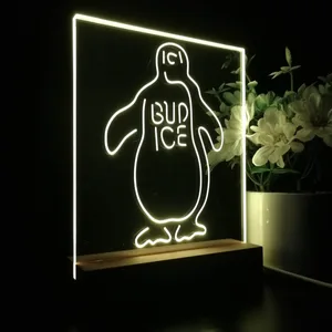 Bud Ice Penguin LED Desk Light