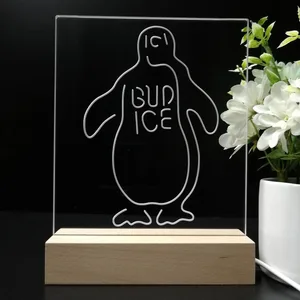 Bud Ice Penguin LED Desk Light