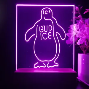 Bud Ice Penguin LED Desk Light