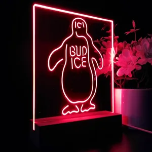 Bud Ice Penguin LED Desk Light