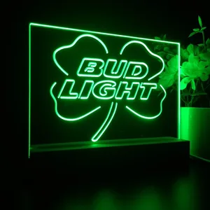 Bud Light Clover LED Desk Light