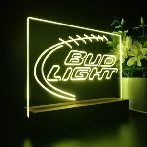 Bud Light Football LED Desk Light