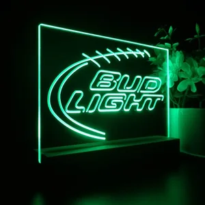 Bud Light Football LED Desk Light