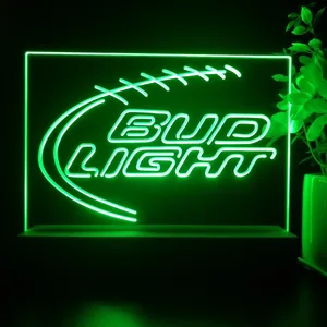 Bud Light Football LED Desk Light