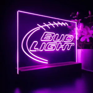 Bud Light Football LED Desk Light