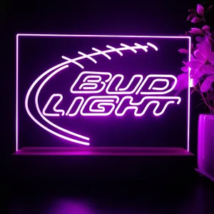 Bud Light Football LED Desk Light