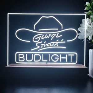 Bud Light George Strait LED Desk Light
