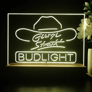 Bud Light George Strait LED Desk Light