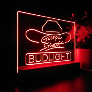 Bud Light George Strait LED Desk Light