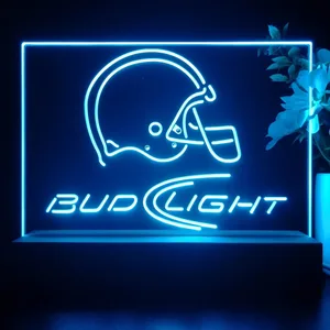Bud Light Helmet LED Desk Light