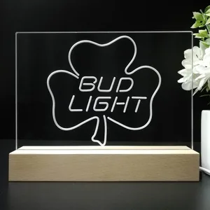 Bud Light Leaf 1 LED Desk Light