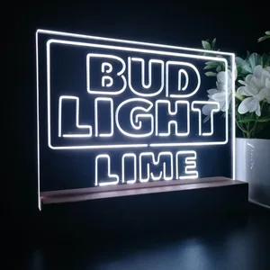 Bud Light Lime Logo LED Desk Light