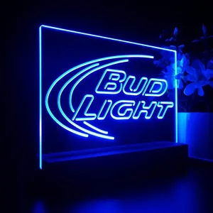 Bud Light Logo 1 LED Desk Light