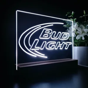 Bud Light Logo 1 LED Desk Light