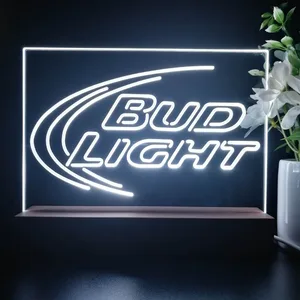Bud Light Logo 1 LED Desk Light